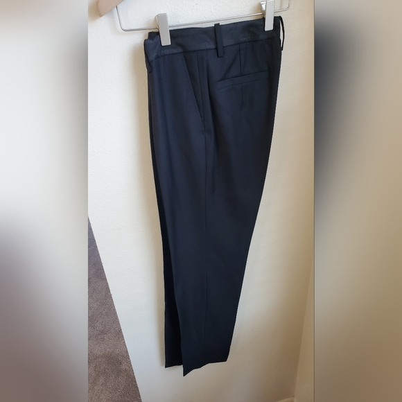 Suistudio/SuitSupply Robin Trousers 4 Black Lightweight Wool - Picture 2 of 10